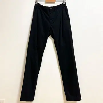 라코스테 레귤러 핏 팬츠 블랙 남성용 L 사이즈