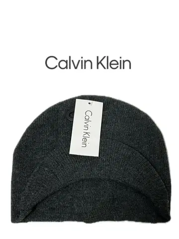 Calvin Klein 캘빈클라인 니트 모자 비니 그레이