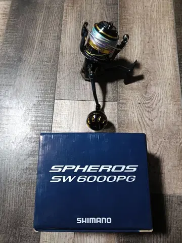 (거의 미사용) SHIMANO 스페로스 SW 6000PG 스피닝 릴