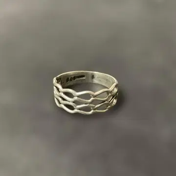 실버 반지 silver900 각인 핑키링 반지