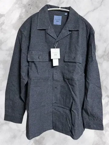 유니클로 jw 앤더슨 브러쉬드 코튼 오버 사이즈 셔츠