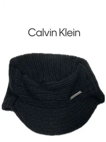 캘빈클라인 니트 모자 비니 블랙