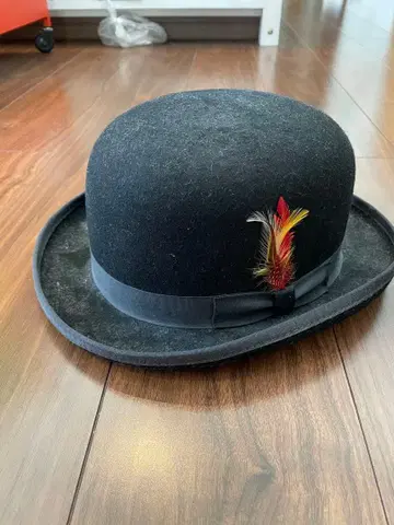 NEW YORK HAT 블랙 울 펠트 햇 폴러 빅 사이즈