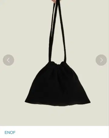 ENOF 트윌 미니 백 블랙