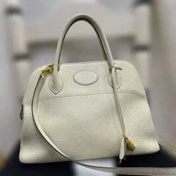 4U 부가티 31 크림 베이지 프리미엄 가죽 새상품급