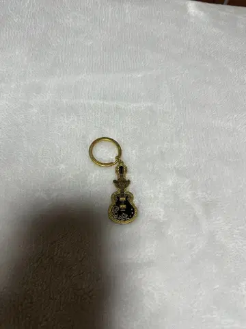 하드 록 라스베가스 기타형 키링 골드 블랙