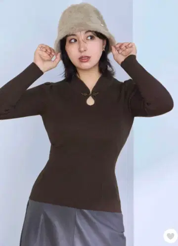 overE 차이나 패널 니트 U65