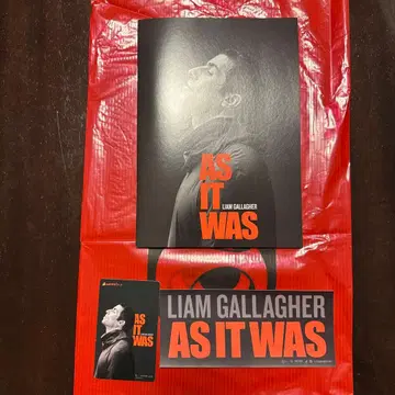 리암 갤러거 liam AS IT WAS 영화 팜플렛 A5 세트