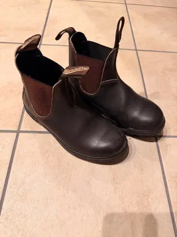 Blundstone 블런드스톤 사이드 고어 부츠 브라운 #500