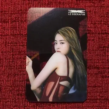 르세라핌 윤진 트레이딩 카드 뮤코리 혜택 르세라핌