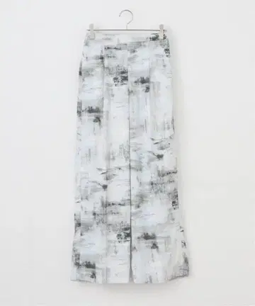 드로잉 프린트 팬츠 그레이 36