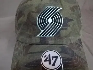 [ 47BRAND ] NBA 농구 트레일 블레이저스 카모플라주 패턴 캡