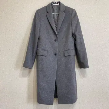 유니클로 체스터 코트 그레이