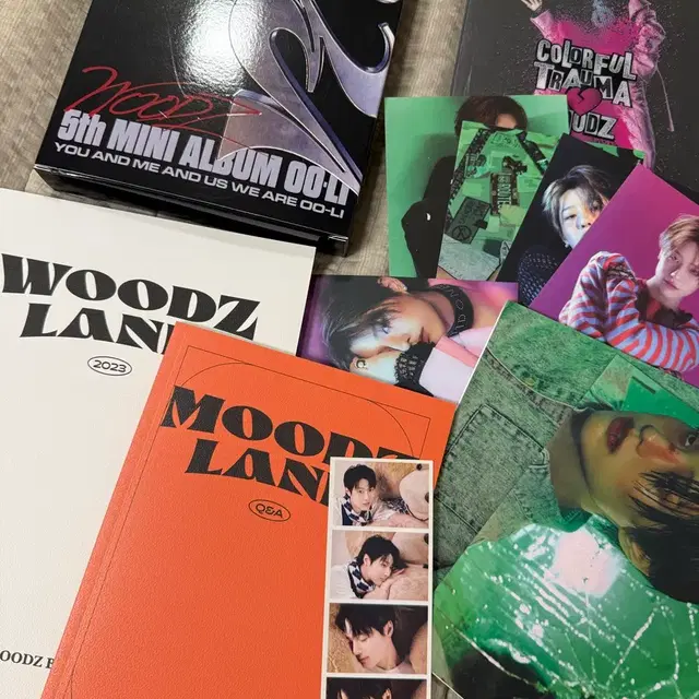 우즈 앨범+무즈2기팬키트