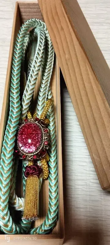 새상품 오동나무 상자형, 오비 장식 포함 허리띠