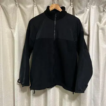 블랙 플리스 자켓 M