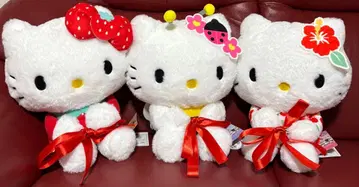 산리오 헬로키티 안아주기 포즈 인형 BIG 타입 타이토 3종 세트