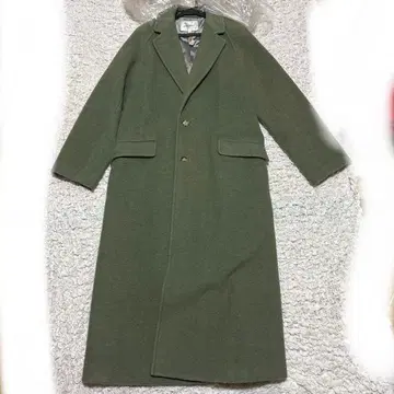 MOUSSY 마우지 체스터 울 롱 코트 그린 2