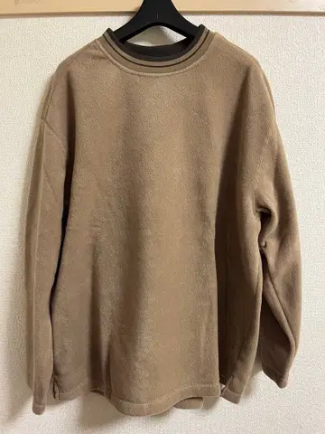 L 사이즈 일본제 칼리 CALEE 드롭 숄더 플리스 티셔츠