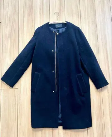 MACPHEE TOMORROWLAND 롱 코트 노카라 코트 36