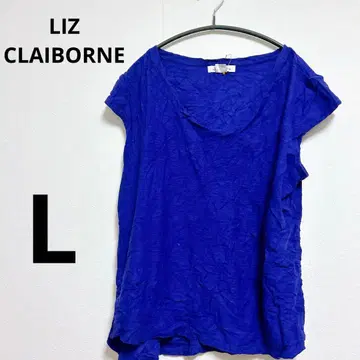 [ L ] LIZ CLAIBORNE 파랑 반팔 T셔츠 블루