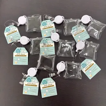 PVC 릴 스트랩 파우치 8세트 세리아 가챠가챠 덕질 누이활