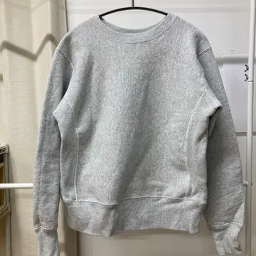 Champion 완전 무지 리버스 위브 그레이 크루넥 맨투맨