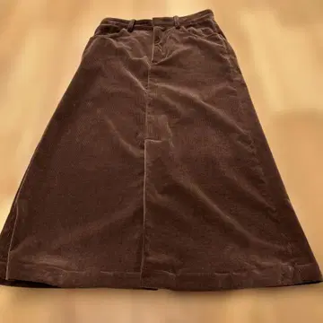 MACPHEE 코듀로이 브라운 타이트 스커트