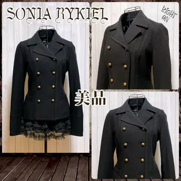 울 자켓 블랙 헤이세이 갸루 y2k 다크 코어 펑크 nana 그런지