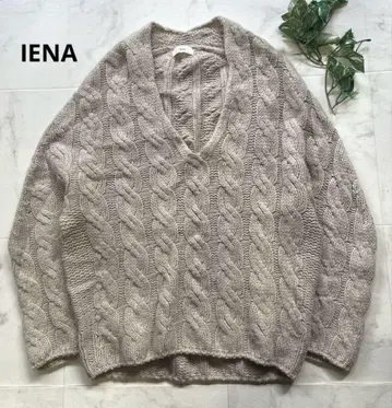 IENA 아란 풀오버 니트 아이보리 울 100%