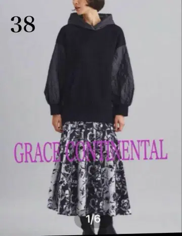 38 GRACE CONTINENTAL 저리 오버 TOP 블랙