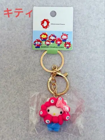 오사카 간사이 만박 산리오 미야쿠미야쿠 키링 파스텔 키티