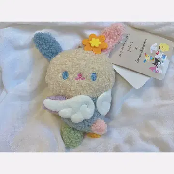 [ 즉시 완판 아이템 ] 우사하나 천사 보송보송 봉제 인형 키링