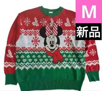 새상품 디즈니 아베일 크리스마스 미니 니트 스웨터 M 사이즈