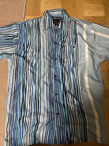 FUBU 스트라이프 반팔 셔츠 M