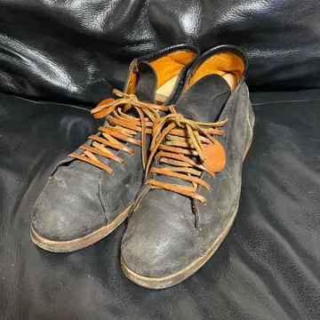 sak 가죽 스웨이드 부츠 가죽 신발 41 블랙 이탈리아제