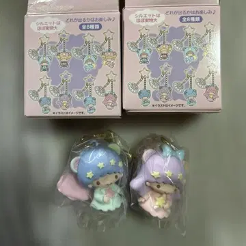 산리오 리틀트윈스타 키키라라 시크릿 키링 50주년