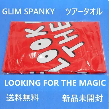 GLIM SPANKY 투어 타월 빨간색
