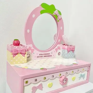 새상품급 마더 가든 딸기 화장대