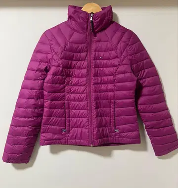 구제 의류 TOMMY HILFIGER 패커블 다운 자켓 S 보라색