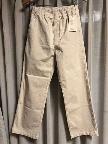 무인양품 스트레치 코듀로이 이지 스트레이트 팬츠