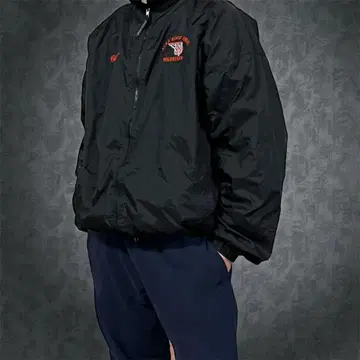 구제 나일론 자켓 블랙 스트릿 코디 opiumcore