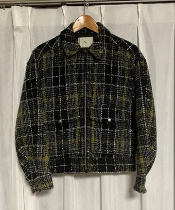 N.내추럴 뷰티 베이직 자켓 M 블랙/노랑/화이트