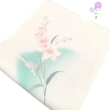 9 나고야 오비 꽃 화이트