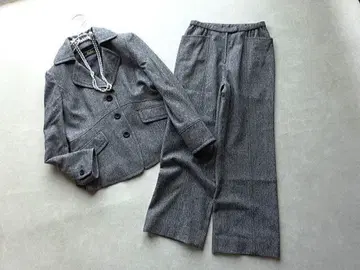 Leilian 레리안 팬츠 수트 셋업 9호 울