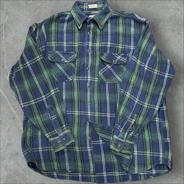 90s 슈미트 뱀 플란넬 셔츠 좋은 배색 파키스탄 제 SCHMIDT