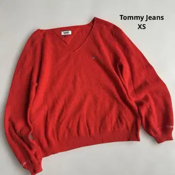 [ XS ] Tommy jeans V넥 니트