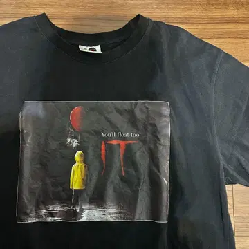 IT 영화 T셔츠 블랙 페니와이즈 사이즈 L
