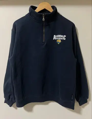 구제 의류 하프 지퍼