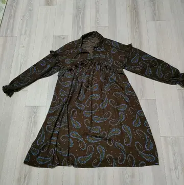 ROSE BUD 페이즐리 무늬 롱 원피스